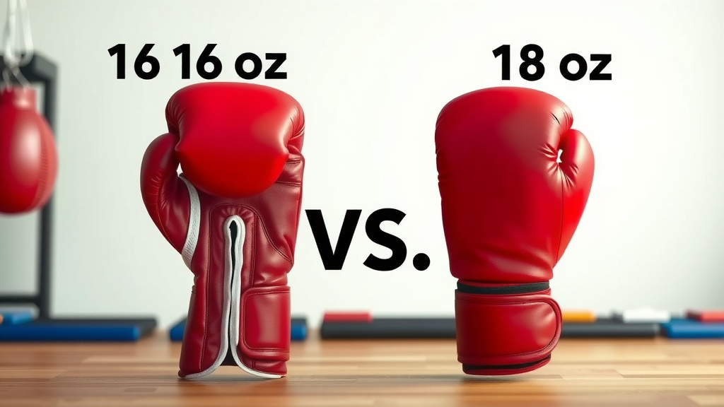 Boxing Glove Sizing: 16 oz vs. 18 oz