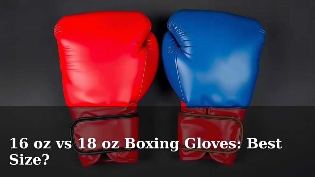 16 oz vs 18 oz Boxing Gloves: Best Size?