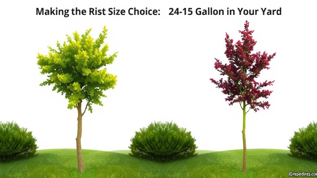 Making the Right Tree Size Choice for Your Yard