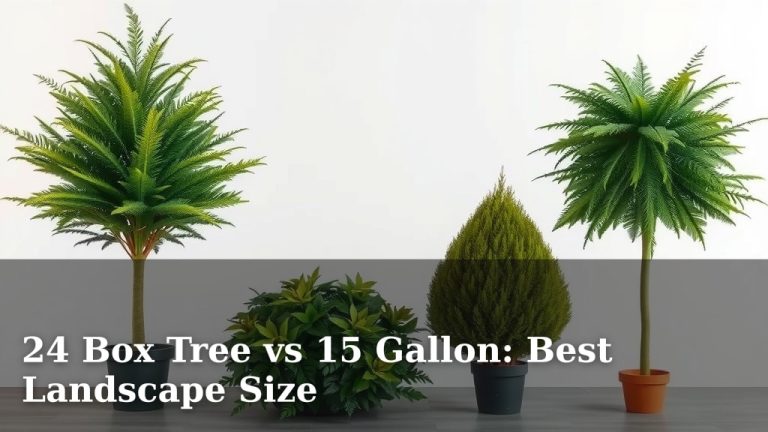 24 Box Tree vs 15 Gallon: Best Landscape Size