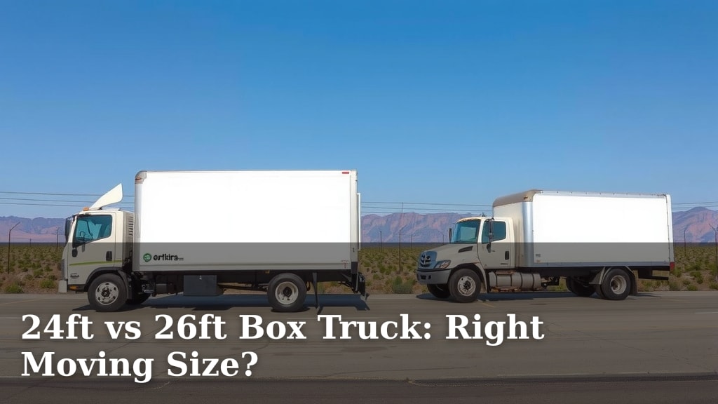 24ft vs 26ft Box Truck: Right Moving Size?