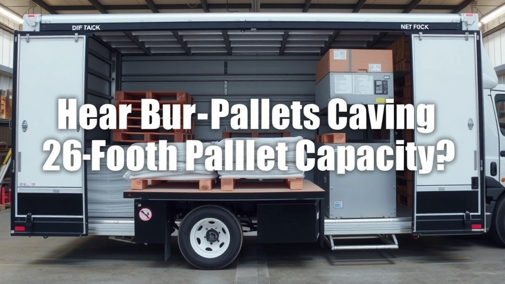 Understanding Your 26-Foot Box Truck's Pallet Capacity