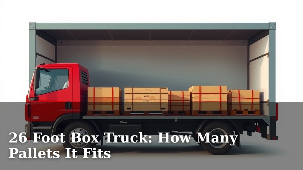 26 Foot Box Truck: How Many Pallets It Fits