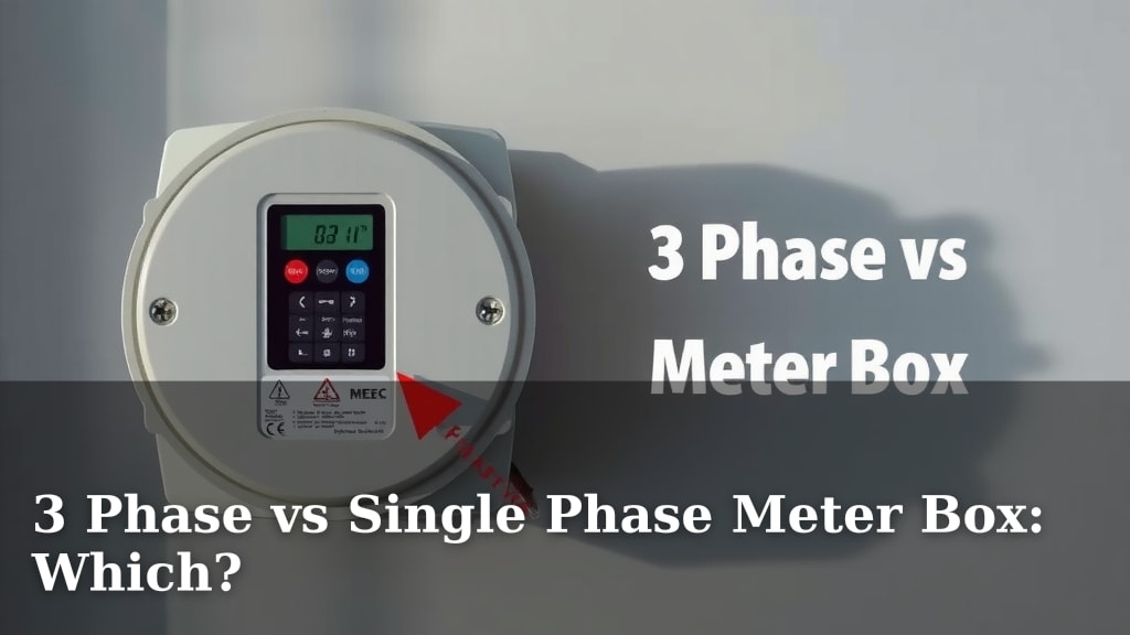 3 Phase vs Single Phase Meter Box: Which?