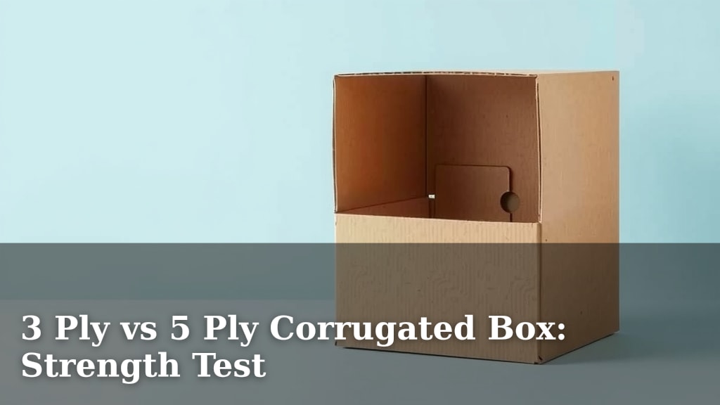 3 Ply vs 5 Ply Corrugated Box: Strength Test
