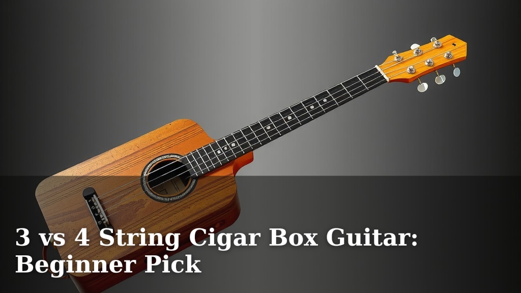 3 vs 4 String Cigar Box Guitar: Beginner Pick