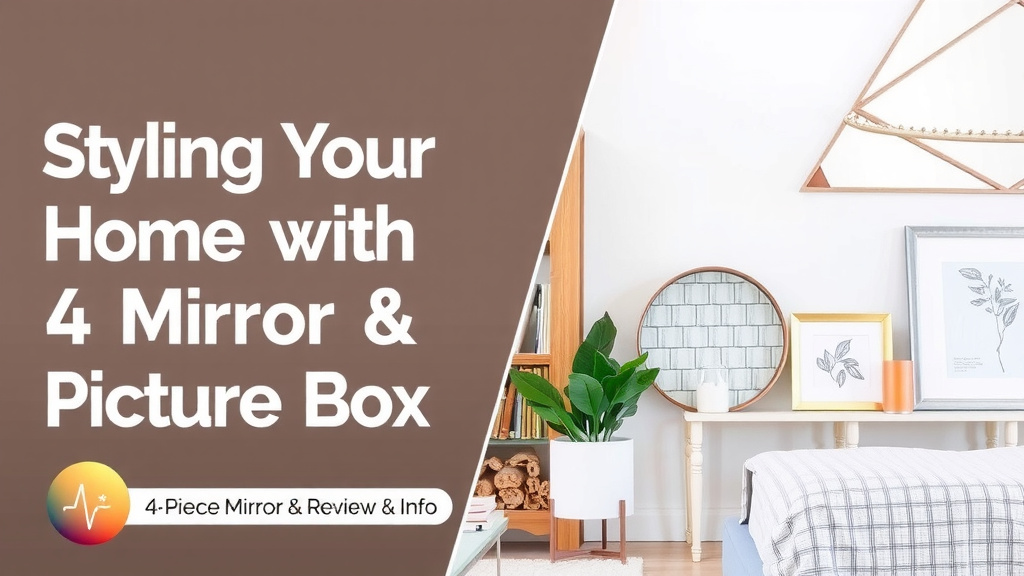 Styling Your Home with Mirror and Picture Box Sets