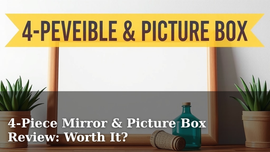 4-Piece Mirror & Picture Box Review: Worth It?