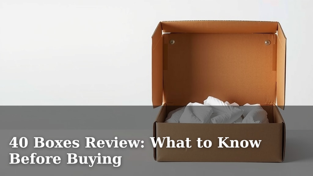 40 Boxes Review: What to Know Before Buying