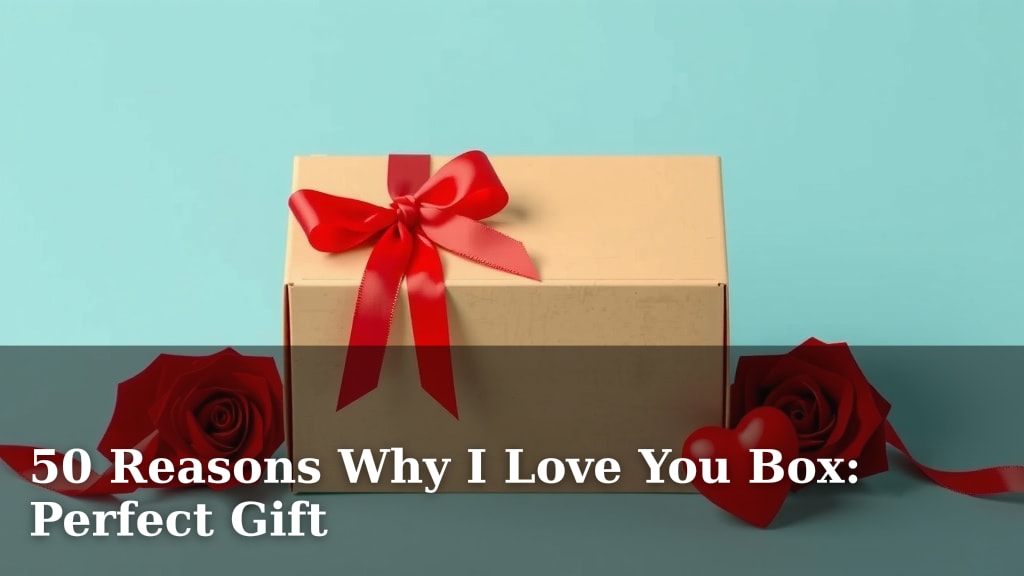 50 Reasons Why I Love You Box: Perfect Gift