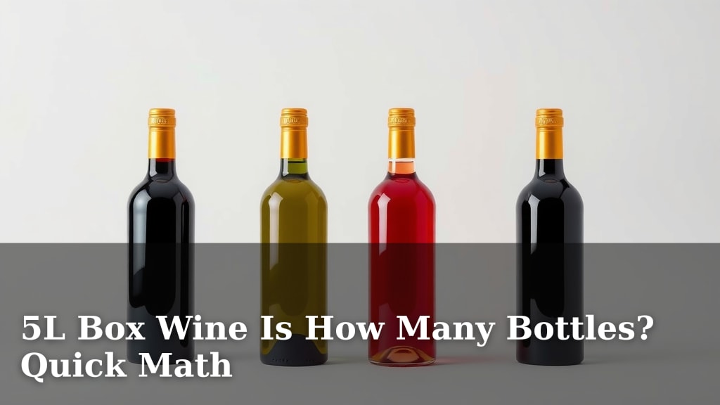 5L Box Wine Is How Many Bottles? Quick Math