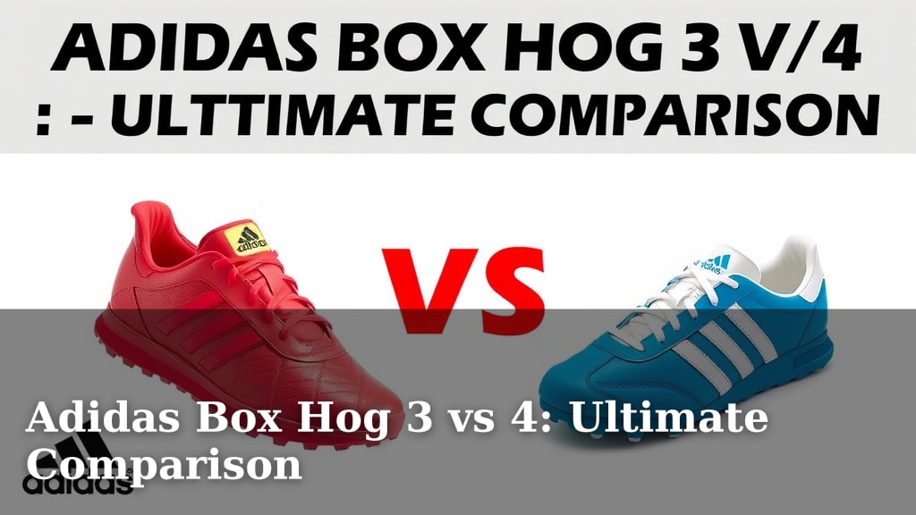 Adidas Box Hog 3 vs 4: Ultimate Comparison