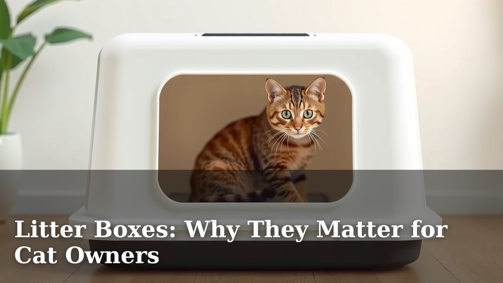 Litter Boxes: Why They Matter for Cat Owners