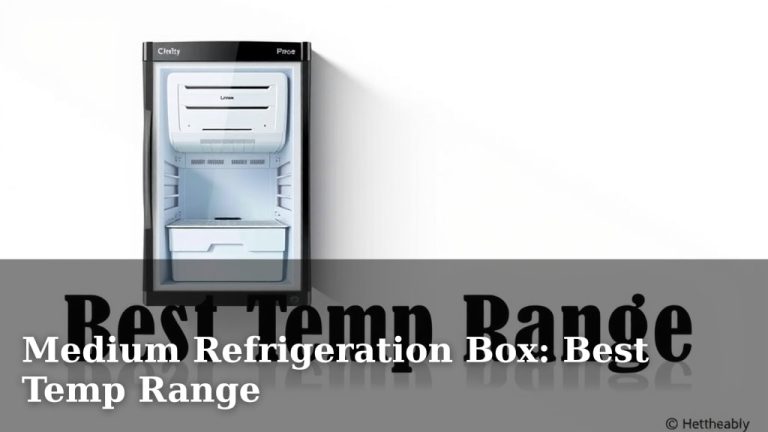 Medium Refrigeration Box: Best Temp Range