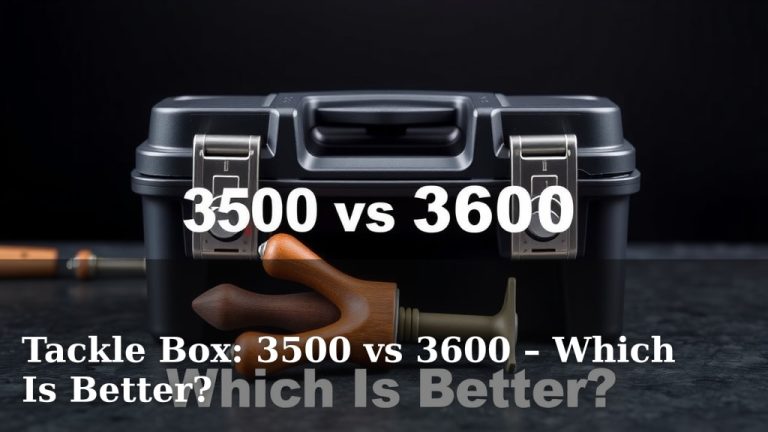 Tackle Box: 3500 vs 3600 – Which Is Better?