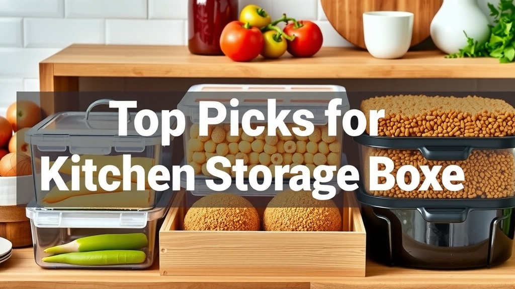 Top Picks for Kitchen Storage Boxes