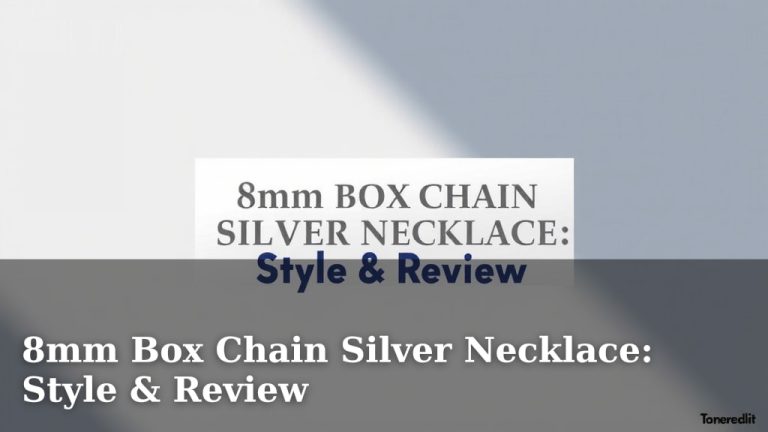 8mm Box Chain Silver Necklace: Style & Review