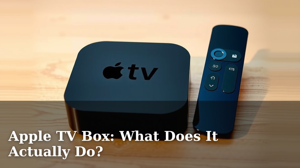 Apple TV Box: What Does It Actually Do?