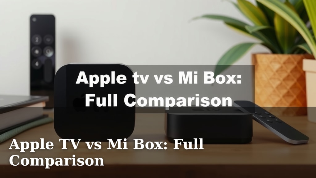 Apple TV vs Mi Box: Full Comparison