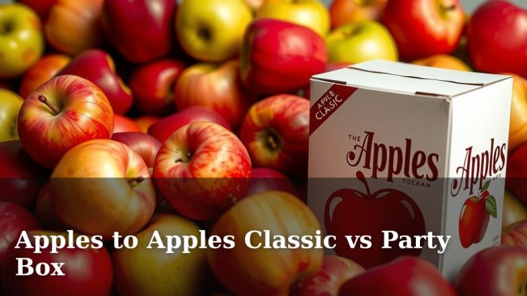 Apples to Apples Classic vs Party Box