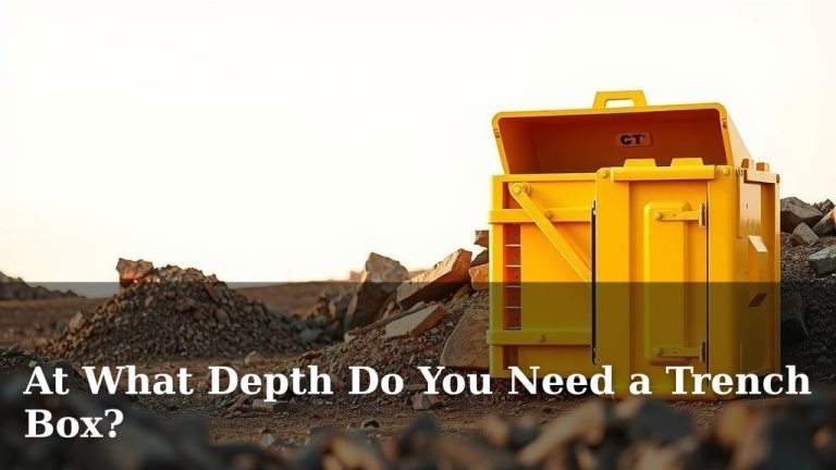 At What Depth Do You Need a Trench Box?